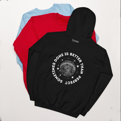 Progress Over Perfection Black Hoodie