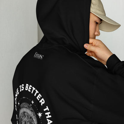 Progress Over Perfection Black Hoodie