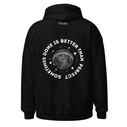 Progress Over Perfection Black Hoodie