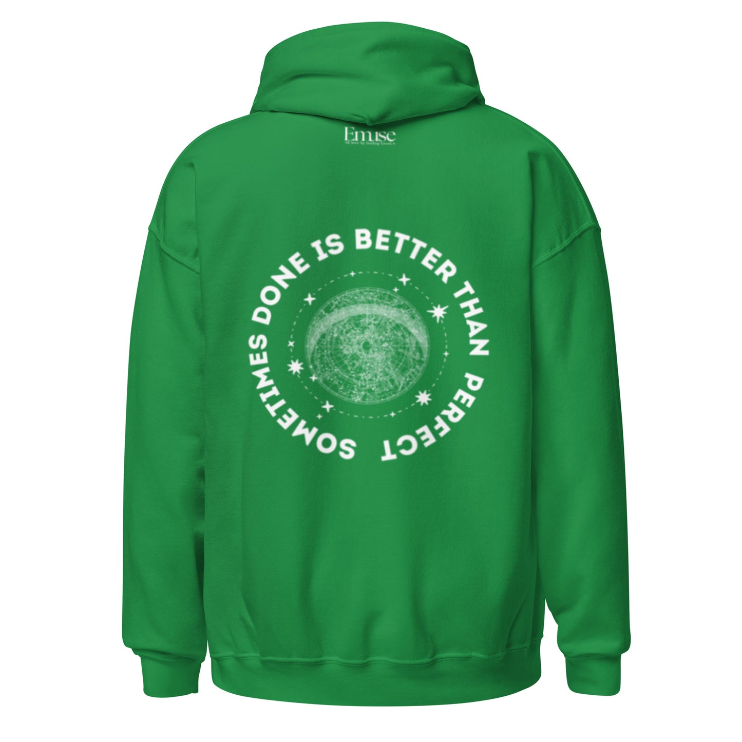 Progress Over Perfection Irish Green Hoodie