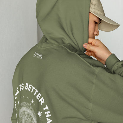 Progress Over Perfection Military Green Hoodie