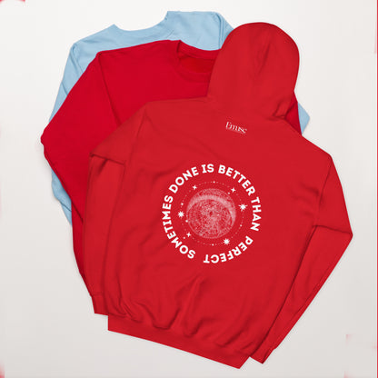 Progress Over Perfection Red Hoodie