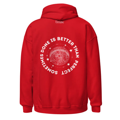 Progress Over Perfection Red Hoodie