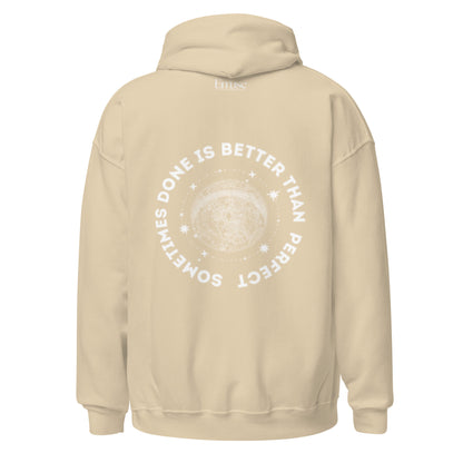 Progress Over Perfection Sand Hoodie